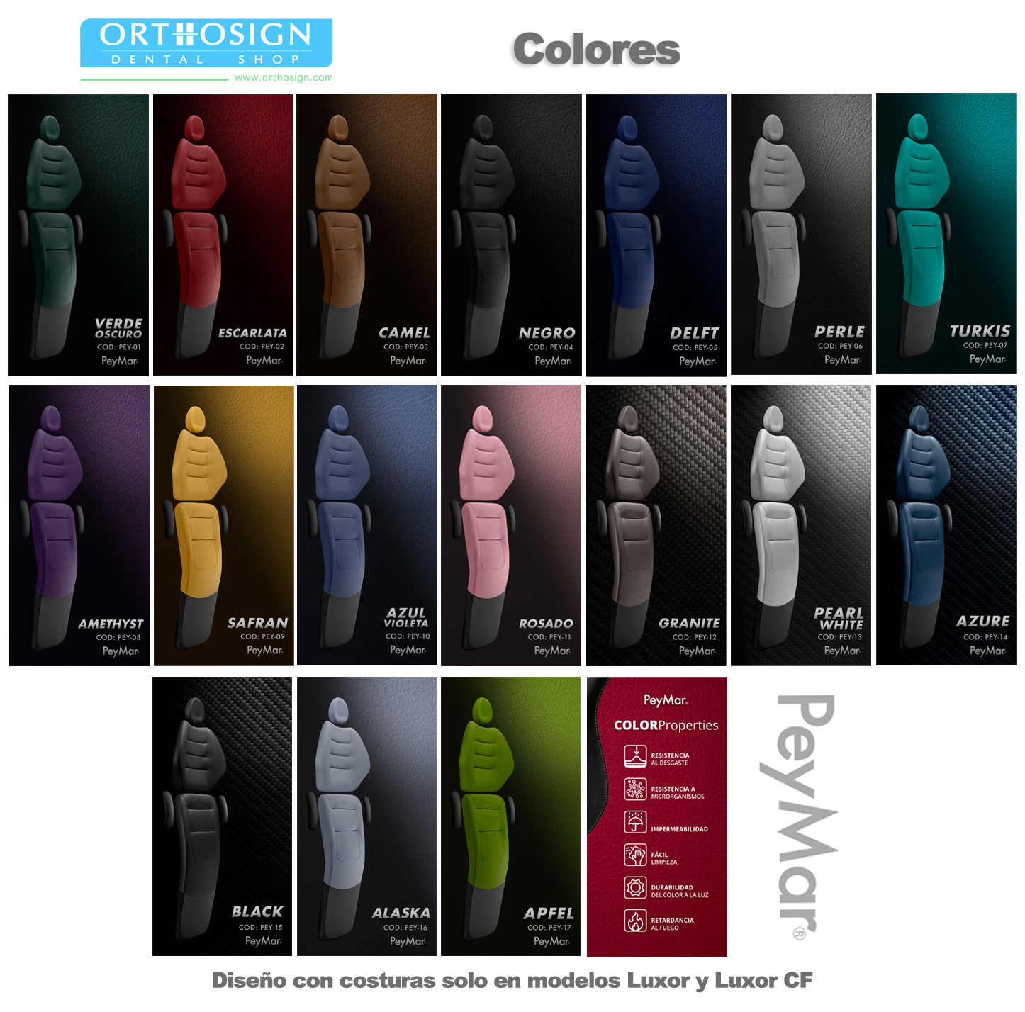 Colores Unidades Peymar 2022